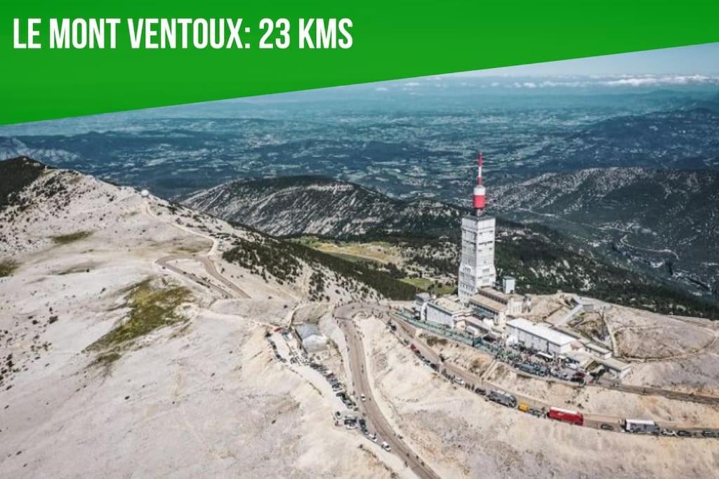 Villa Santa - Piscine - Wi-Fi - Proche Ventoux - Ideal Cyclistes Mormoiron Dış mekan fotoğraf